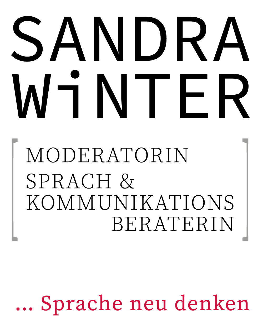Sandra Winter – Moderatorin, Sprach- und Kommunikationsberaterin